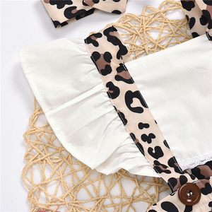 2021 Summer a Variety of Fancy Ruffle <b>Baby</b> Girl Clothes Romper with <b>Headband</b> - Product Image 4