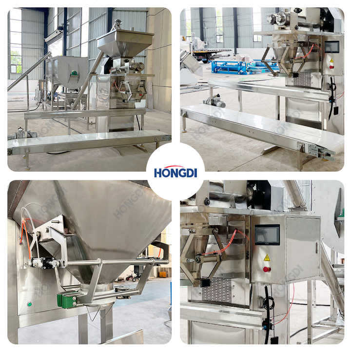 Semi Automatic Powder Bagging Machine with Load Cell Weighing, Belt ...