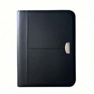 โฟลเดอร์นำเสนอโลโก้ที่กำหนดเองโฟลเดอร์ A4หนัง PU แฟ้มใส่เอกสารประกอบการธุรกิจสำหรับสำนักงาน - Product Image 1