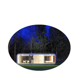 Apple Cabin avec cuisine et salle de bain Maison mobile avec système d'alimentation et d'eau Conteneur portable Boutique Coffee Shop Boîte automatisée - Product Image 1