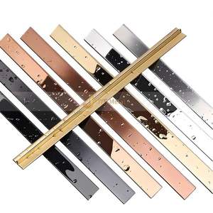 LL347 Decorative Mirror T-Shaped 304 316L <b>Tiles</b> Accessories Edge Trim Profile Stainless Steel <b>Tile</b> Trim for Wall Decoration - Product Image 5