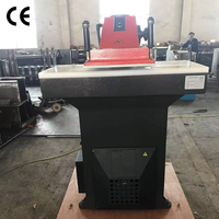 Presse à découper hydraulique à bras oscillant GEA-S270K 27 tonnes 1500W, presse manuelle pour découpe de cuir, chaussures et sacs