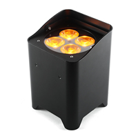 Outdoor Wireless Wifi DJ Bar RGBWA + UV ACCU 6in1 Batterie LED IP65 Par 4x10W Batterie Smart bat