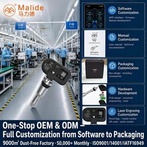 Sistema de Control de Presión de Neumáticos TPMS Malide MLD-B19 con Bluetooth, Aplicación para Android e IOS, 800kPa, 4 Sensores Internos con <span class=keywords><strong>Alarma</strong></span> Visual y Sonora - Product Image 2