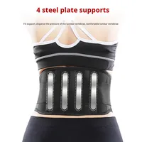 Support lombaire auto-chauffant en tourmaline, plaque d'acier, ceinture chauffante magnétique, disque lombaire de compression