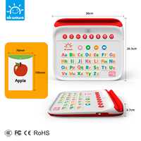 Juego de regalo para niños, venta al por mayor, tableta electrónica USB, juguetes para niños, Aprendizaje de vocabulario fonético del alfabeto inglés