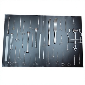Kit de Instrumentos Quirúrgicos Manuales para Laparotomía Menor, Reutilizable, de Acero Inoxidable, 90 Piezas, Juego de Cirugía General, Retractores y Pinzas - Product Image 1