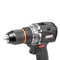 Perceuse sans fil 18V 20V avec moteur sans balais, mandrin à changement rapide, batterie au lithium, perceuse électrique portative pour la rénovation de la maison