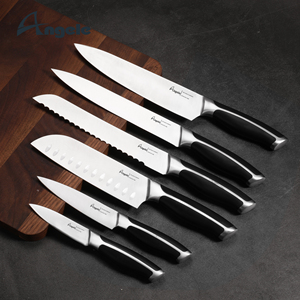 2025 meilleure vente ABS poignée pleine Tang en acier inoxydable Santoku pain Chef couperet maison couteaux <span class=keywords><strong>de</strong></span> <span class=keywords><strong>cuisine</strong></span> <span class=keywords><strong>ensemble</strong></span> avec bloc <span class=keywords><strong>de</strong></span> couteaux - Product Image 6