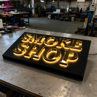 Panneaux 3D personnalisés, enseignes commerciales pour cliniques dentaires, magasins commerciaux, enseignes extérieures imperméables en métal, acrylique, éclairage LED