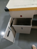 Machine à refendre le cuir avec boîte à poussière sous vide, idéale pour la fabrication de chaussures et sacs en cuir, modèle 801 - Offre Spéciale