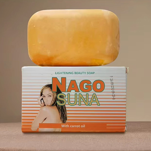 Savon éclaircissant <span class=keywords><strong>Caro</strong></span> White à l'huile de carotte - Savon naturel éclaircissant pour la peau pour un teint uniforme, enrichi en vitamine E, barre de beauté 180g - Product Image 2