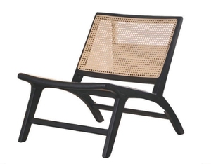 Ensemble de chaises modernes en rotin naturel de haute qualité pour intérieur/extérieur – Mobilier en bois pour salle à manger, cuisine, hôtel et villa - Product Image 1