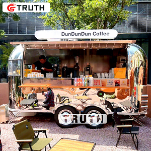 Truth Camper Bakery Coffee Food Truck With Full Kitchen Cart Mobile Pizza Vintage Concession Bbq Coffee Food Trailer for Sale - Product Image 2
