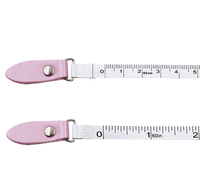 Étui en cuir PU coloré personnalisé, ruban métrique auto-enroulant 150 cm (60 pouces), mini ruban rétractable, 7 couleurs disponibles, cadeau pour la couture et l'artisanat