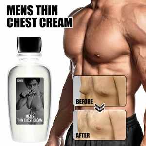 OUHOE Crema Reafirmante de Pecho Orgánica para Hombre, Crema para Adelgazar el Pecho Masculino, Venta al Por Mayor, Marca Privada - Product Image 3
