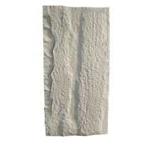 Meilleur prix, panneau en pierre 3D en PU, grande dalle, design moderne léger pour mur extérieur, utilisation dans les chambres d'hôtel