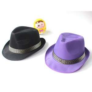 Style parental été séchage rapide enfants Jazz casquettes chapeaux Panama Fedoras extérieur Sunhat Performance chapeau Chapeau couvre-chef pour enfant - Product Image 3