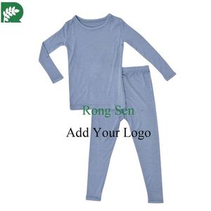 Abbigliamento per neonati <span class=keywords><strong>vestiti</strong></span> per neonati in tessuto naturale tinta unita maniche lunghe con volant 1 pigiama in bambù con cerniera per bambini - Product Image 6