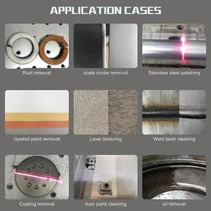 A buon mercato laser in fibra di pulizia macchina per il metallo ruggine pittura ad olio rimozione di ruggine