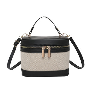 Borsa a tracolla/crossbody mini quadrata 2025 in PU con stampa leopardata a blocchi di colore, versatile ed elegante, di tendenza, con cerniera - Product Image 5