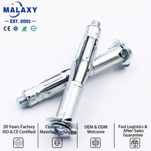 Malaxy Vis d'expansion à coque métallique M4 M5 M6 M8 en acier inoxydable galvanisé à chaud, personnalisable OEM ODM, pour fixation <span class=keywords><strong>mur</strong></span> creux - Product Image 4