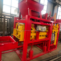 Machine à fabriquer des briques en ciment QT4-25, mini-machine automatique pour matériaux de construction, blocs creux en béton, pavés, briques autobloquantes