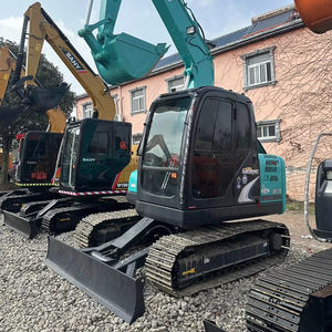 99% nouveau 7 tonnes Kobelco SK75 pelle japon utilisé d'occasion petit moteur d'origine pompe à moteur EPA CE - Product Image 1