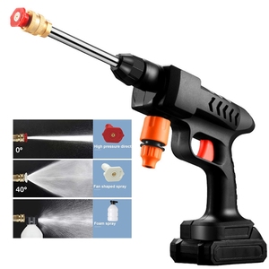 Pistola pulverizadora de agua de <span class=keywords><strong>3</strong></span> modos vapor Hormy hogar portátil recargable 20V lavado de coches pistola de lavado de coches lavadora a presión - Product Image 1