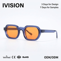 Lunettes de soleil carrées à petite monture UV400, nouvelle collection 2026, style européen et américain, minimalistes, tendance, unisexe