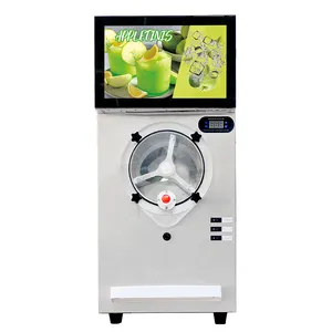 Machine à crème glacée molle à trois saveurs, machine commerciale à açai, multi-scènes, machine à fondre la neige