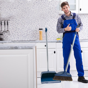 Chổi với người quét dọn Combo thiết lập dài xử lý chổi và mạnh mẽ rộng bụi Pan cho nhà văn phòng nhà bếp sảnh làm sạch no.7708 - Product Image 6