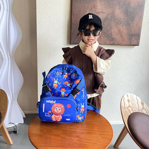 ขายร้อนการ์ตูนสิงโตกระเป๋านักเรียน <span class=keywords><strong>2</strong></span> ชิ้นชุดกระเป๋าหนังสือความจุขนาดใหญ่เด็กเป้ - Product Image 3