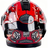 Casque de moto modulaire YM 911, casque intégral rabattable pour la course, double visière, homologué DOT, respirant, pour le tourisme et la conduite en ville