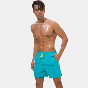 กางเกงขาสั้นชายหาดแบบลำลองสำหรับผู้ชายกางเกงขาสั้นซับเหงื่อแบบสี่ทิศทางกางเกงขาสั้นยาวถึงเข่าเอวปานกลางทำจากโพลีเอสเตอร์ออกแบบได้ตามต้องการสำหรับฤดูร้อน - Product Image 6