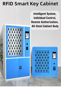 Biểu tượng Tủ chìa khóa thông minh thông minh 10 khe quản lý nhận dạng khuôn mặt của công ty chìa khóa xe Tủ Hộp chìa khóa tự phục vụ - Product Image 6