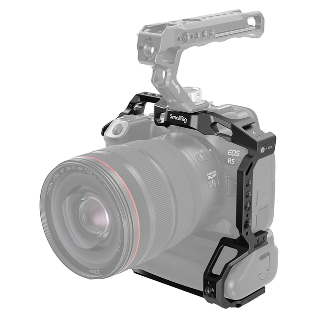 R5 / R5 C / R6 Camera Cage for Canon R5/R6/R5 C with Bg-R10 Battery Grip -3464