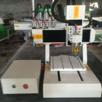 Mesin CNC Pengukir Kayu 4 Axis Mini 3030 4040 6060 Buatan Pabrik Cina