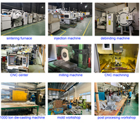 Composants robotiques en alliage de titane et acier inoxydable moulés par injection par métallurgie des poudres de la marque chinoise MDM pour applications mécaniques automatisées