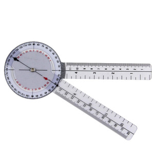 Righello di misurazione dell'angolo dell'arto goniometro in PVC ruotabile di 360 gradi - Product Image 6