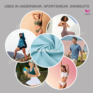 Shapewear Power Stretch Knit Shiny 100%polyester <strong>Fabric</strong> Textile Raw <strong>Material</strong> for Underwear - Product Image 3