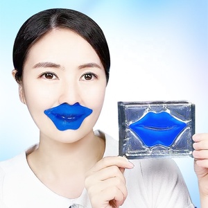 Masque Lèvres au Collagène et Vitamine C Effet Cristal Bleu, Marque Privée OEM, Éclaircissant, Anti-rides, Hydratant, Végétalien, Logo Personnalisé, Vente en Gros - Product Image 1