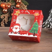 Boîte alimentaire en carton blanc personnalisée en gros pour cadeaux, gâteaux de lune, biscuits, pâtisseries et donuts