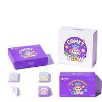 Boîtes cosmétiques rectangulaires personnalisées en carton blanc et ondulé avec impression UV, boîtes cadeaux couvercle et base, styles de boîtes mystères