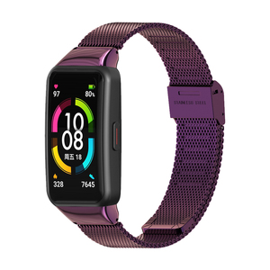 Mijobs <span class=keywords><strong>Bracelet</strong></span> en acier inoxydable véritable <span class=keywords><strong>Bracelet</strong></span> de <span class=keywords><strong>montre</strong></span> intelligente de remplacement pour Honor <span class=keywords><strong>6</strong></span> 7 pour <span class=keywords><strong>Huawei</strong></span> <span class=keywords><strong>Band</strong></span> <span class=keywords><strong>6</strong></span> - Product Image 6