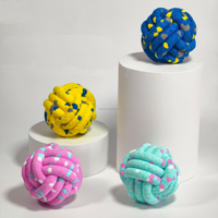 Gran oferta 2025, recién llegado, ETPU, palomitas de maíz, juguetes para mascotas, bolas sólidas indestructibles resistentes a mordeduras para perros, gatos, molienda de dientes