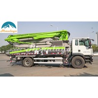 Nouvelle pompe à béton mini montée sur camion châssis Zoomlion Sitrak Howo 38m 38X-5RZ avec moteur diesel