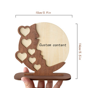 Muestras Gratis, Decoraciones de Madera para Mesa del Día de la Madre, Regalos para Fiestas Familiares, Recuerdos de Interacción entre Padres e Hijos, Regalos para Mamá y Abuela - Product Image 3