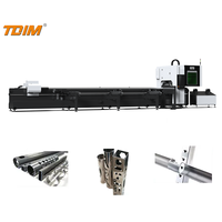TDIM Cypcut mesin pemotong pipa portabel, mesin pemotong Laser serat portabel maks/Raycus/BWT untuk tabung