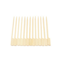Brochettes jetables en bois de qualité alimentaire de 15 cm, type canon en fer